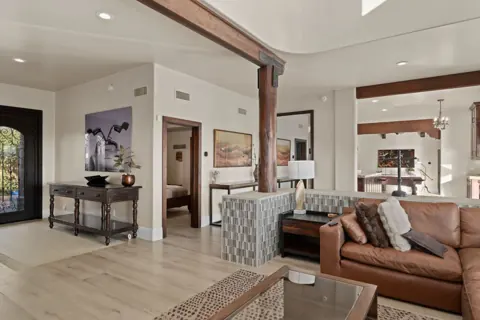 Spacious living room made for gathering