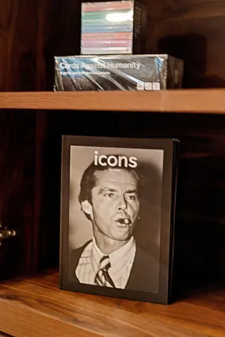 Character-filled shelf decor