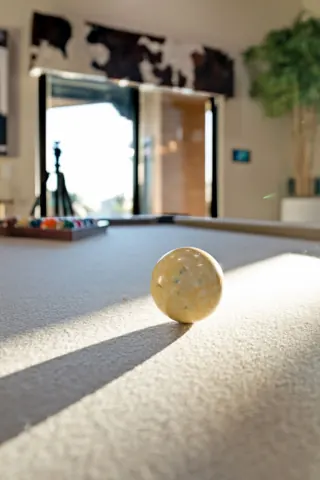 Game room details with a playful atmosphere